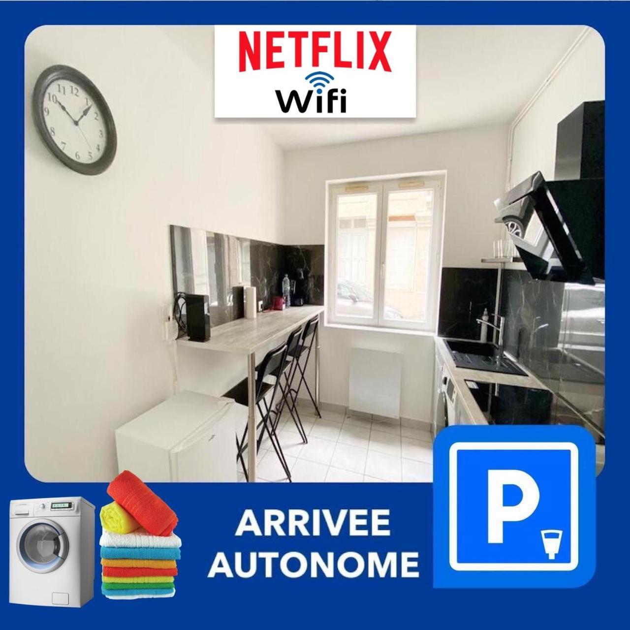 023 Chic & Cosy F1 23M2 Hypercentre Wifi Smart Tv Netflix Lägenhet Saint-Etienne  Exteriör bild